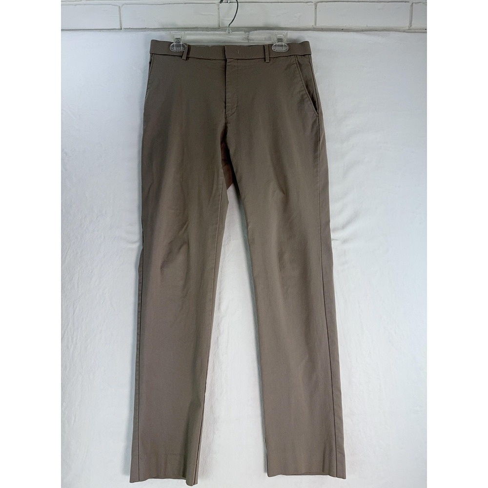 Ralph Lauren Pants Mens 33x32 Beige Chino Stretch Straight Leg Flat Front Casual
